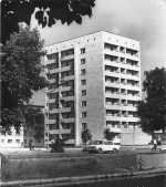Первые девятиэтажные дома по улице Ленина